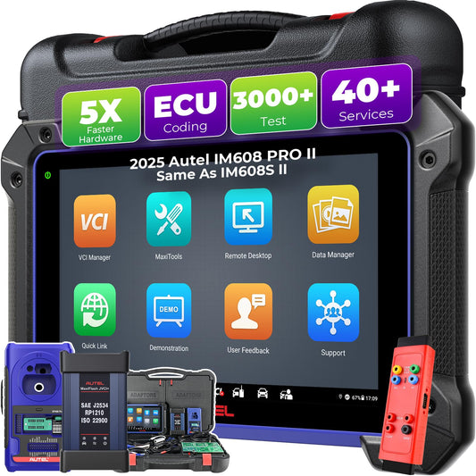 Autel IM608PRO II Scanner – 2025 ECU Coding & Key Programming