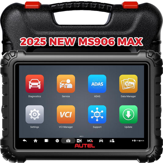 Autel MaxiSys MS906MAX 10.1" Scanner 2025 – Advanced ECU Coding & Bi-Directional Tool