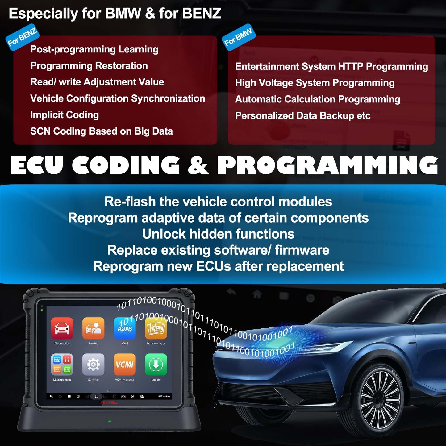 Autel MaxiSys Ultra 2025 Diagnostic Scanner with MV108 & 5-in-1 VCMI