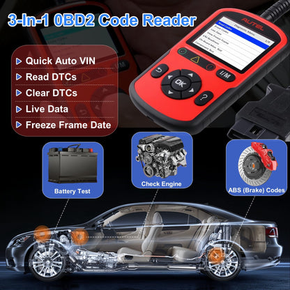 Autel AutoLink AL549 OBD2 Scanner – ABS Code Reader & Battery Tester
