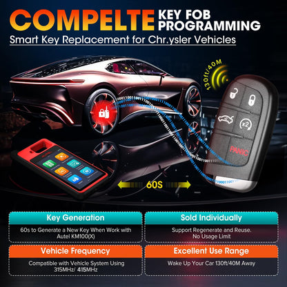 Autel IKEYCL005AL Smart Key for Chrysler Dodge – 5 Button