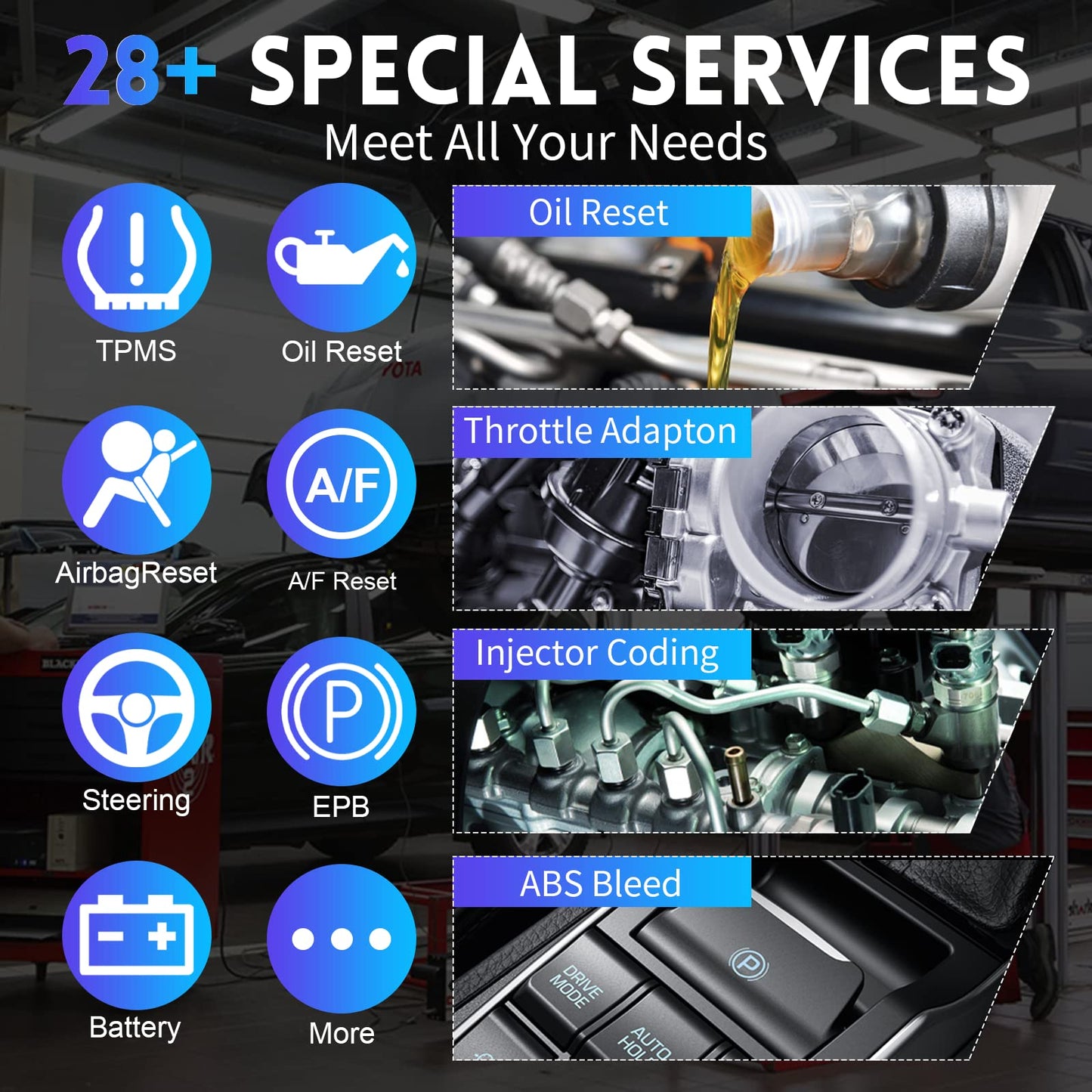 Autel MaxiCOM MK808Z-TS Android 11 Bi-Directional TPMS Scan Tool