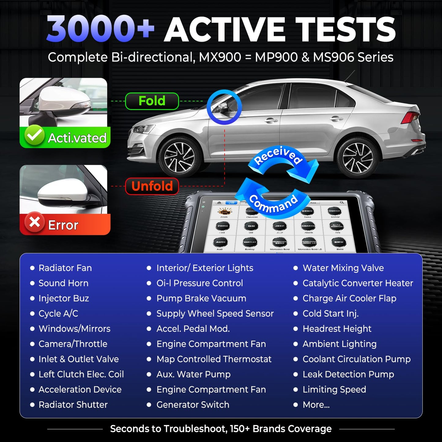 Autel Maxicheck MX900 with AL539 OBD2 Scanner