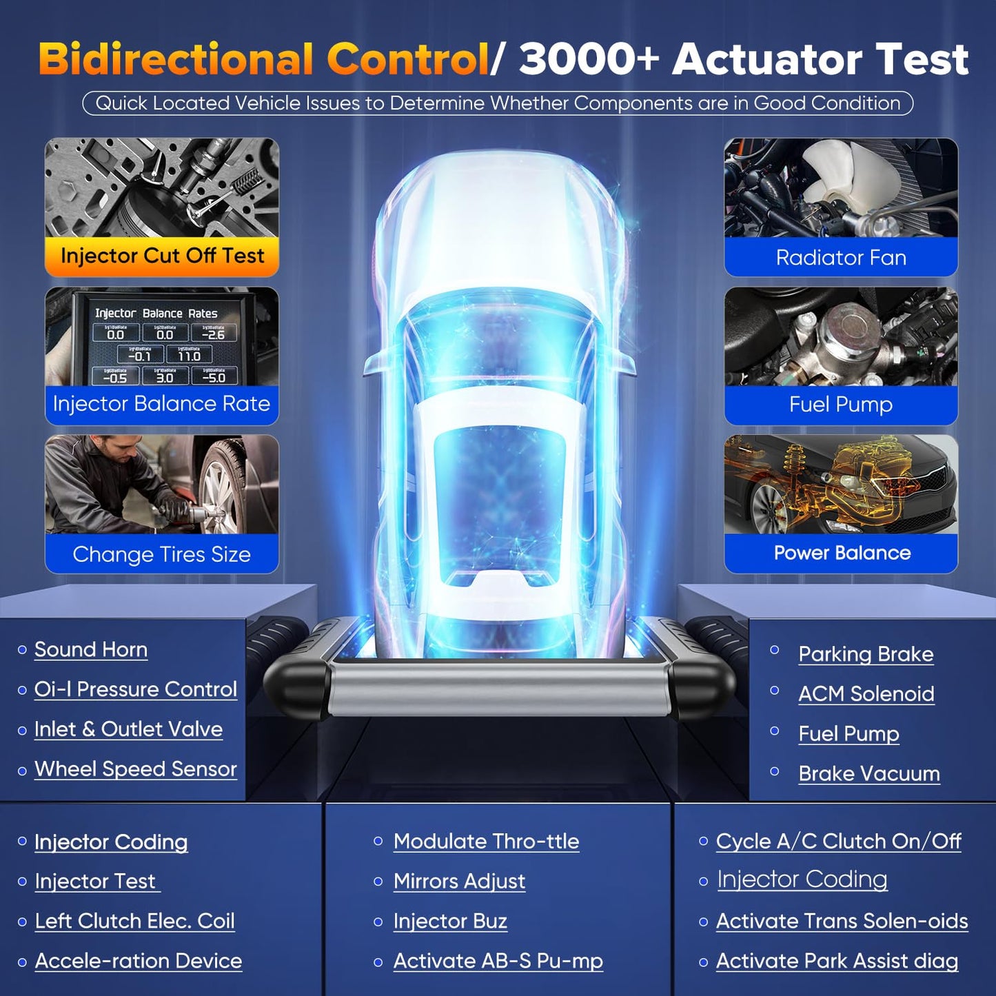 Autel MP808BT PRO 2025 Scanner with ECU Coding & 2-Year Update