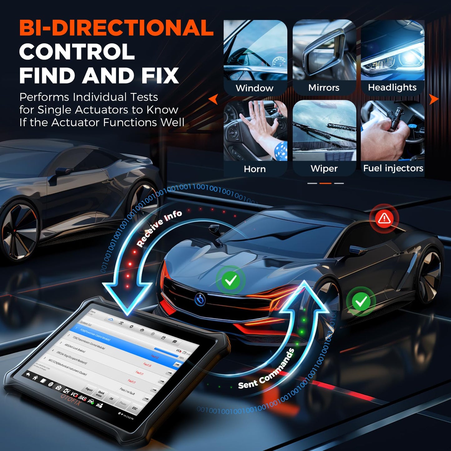 OTOFIX D1 Lite Automotive Diagnostic Scanner 2025 – 38+ Reset, Bi-Directional