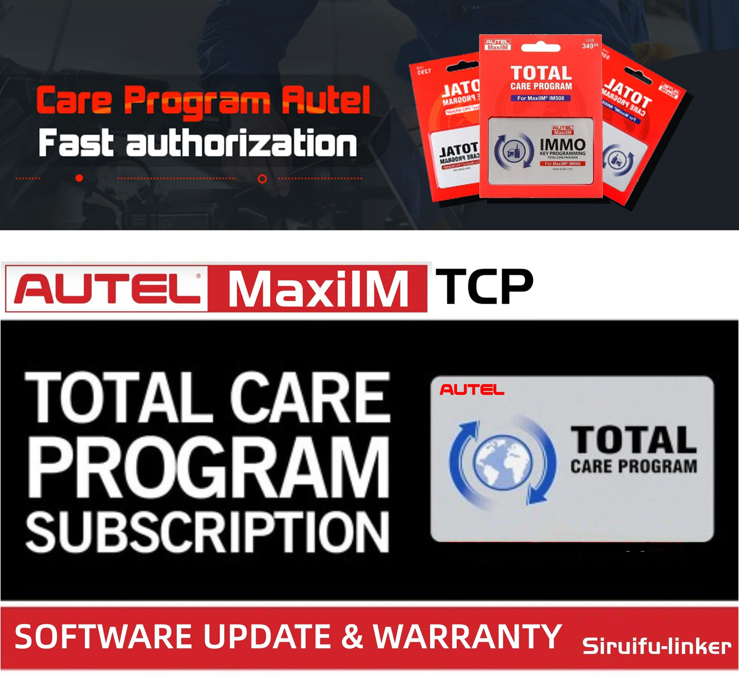 Autel Total Care 1-Year Update Card for MaxiIM IM508 Scanner
