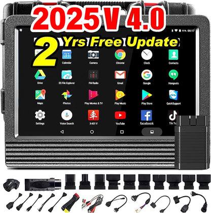 LAUNCH X431 PRO V 4.0 Elite – 2025 Full OBD1 & OBD2 Bidirectional Scanner