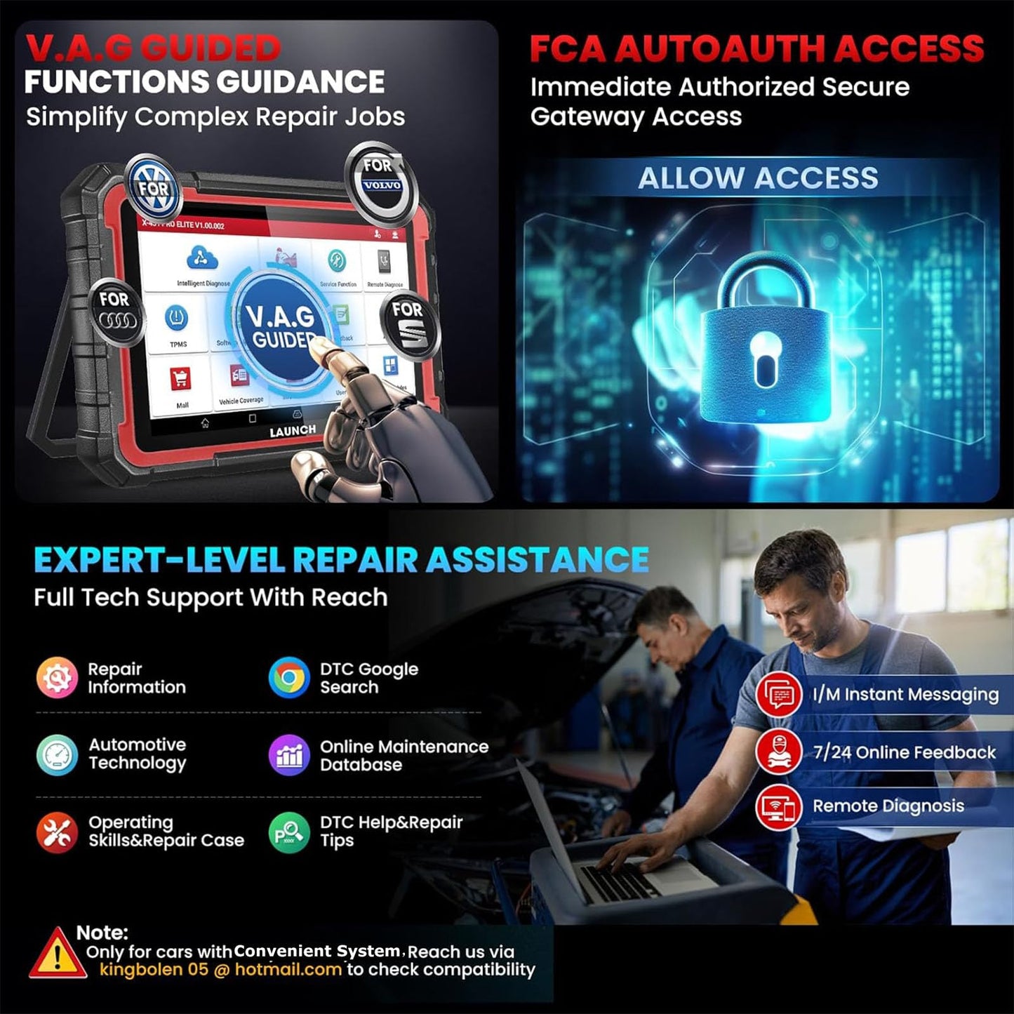 LAUNCH X431 PRO Elite 2024 Bi-Directional OBD2 Diagnostic Tool