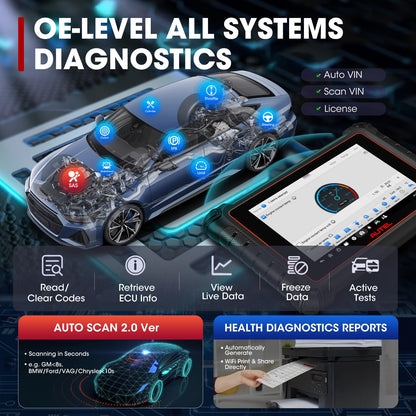 Autel MaxiPRO MP900 2025 ECU Coding & Bi-Directional OBD2 Scanner