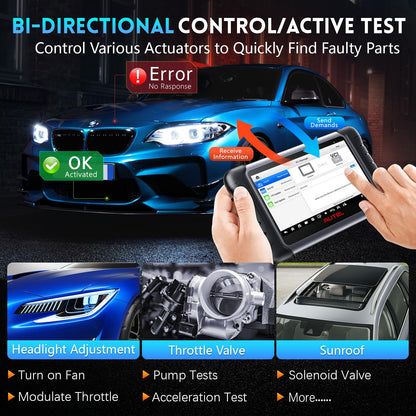 Autel MK808Z-BT Scanner + MV108 – 2025 Upgrade, 28+ Services