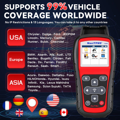 Autel TS508WF TPMS Programming Tool – 2025 WiFi Version