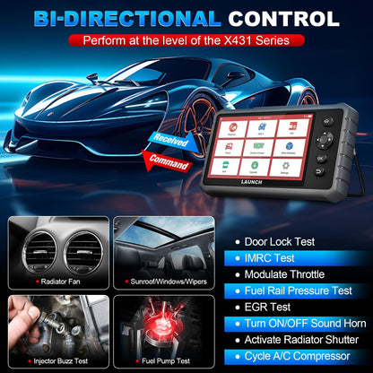 LAUNCH CRP919E Lite OBD2 Scanner with Active Test 2025