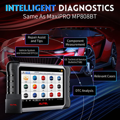 Autel MaxiCOM MK808Z-TS Android 11 Bi-Directional TPMS Scan Tool