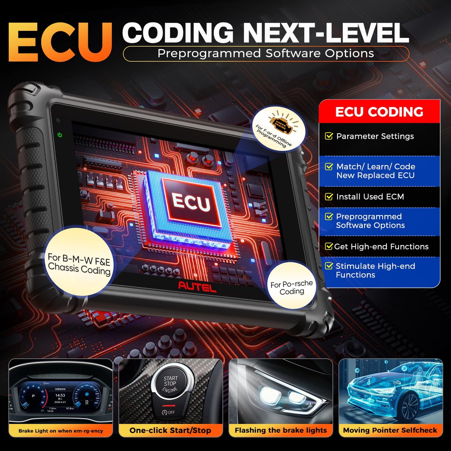 Autel MaxiSYS MS906 PRO Scanner 2025 – ECU Coding & 3000+ Tests