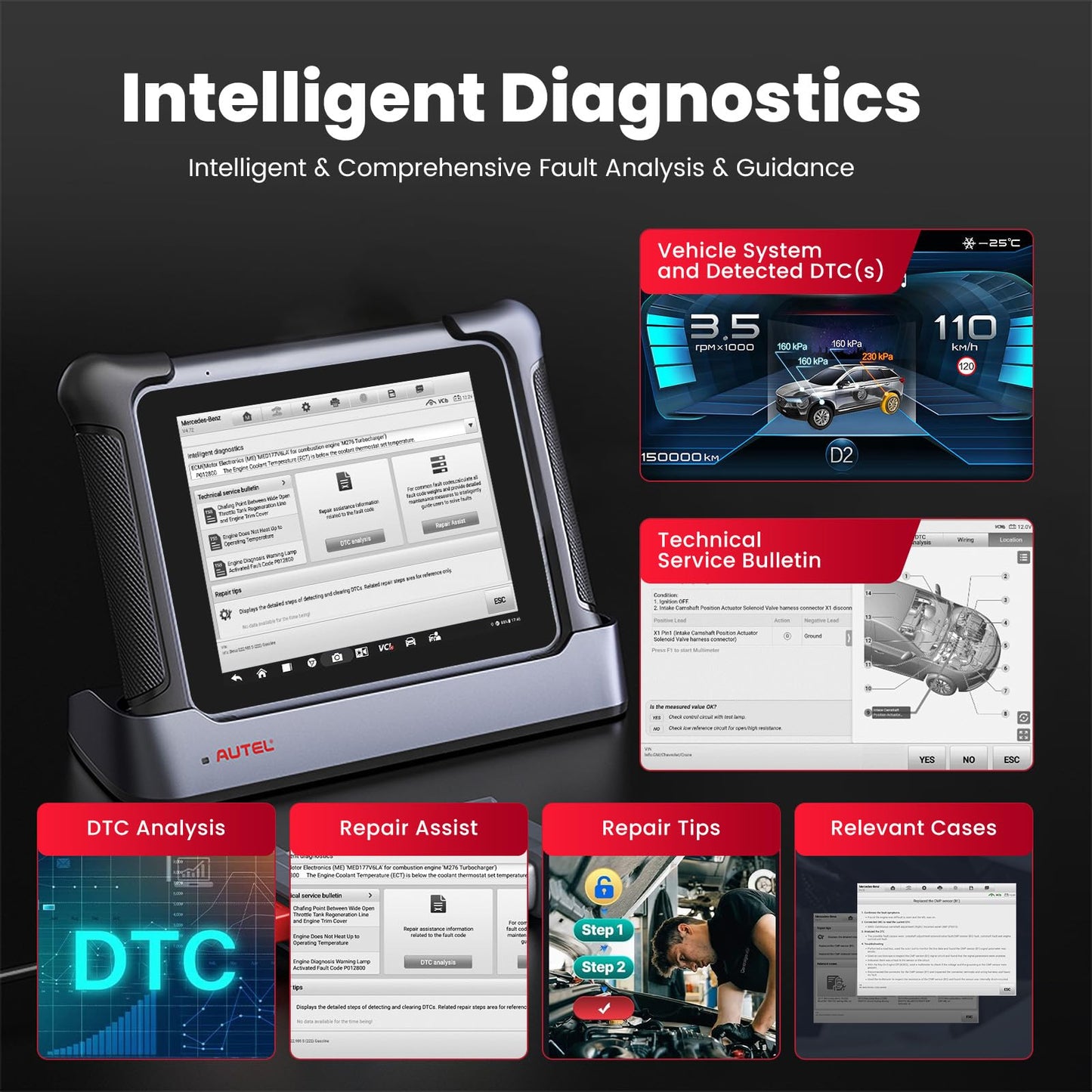 Autel MaxiSYS Elite II Scanner – 38+ Services & ECU Programming