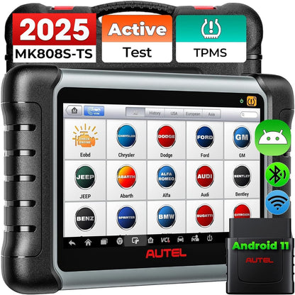 Autel MaxiCOM MK808S-TS OBD2 Scanner – 2025 TPMS & Bi-Directional Tool