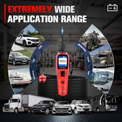 Autel PowerScan PS100 Circuit Tester – 12V/24V Diagnostic Tool