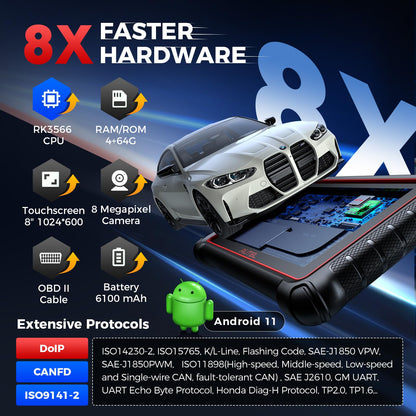 Autel MaxiCOM MK900 Diagnostic Scanner – 2025 Bidirectional Tool