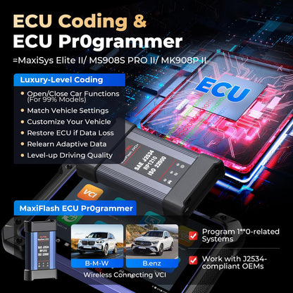 Autel IM608PRO II Scanner – 2025 ECU Coding & Key Programming