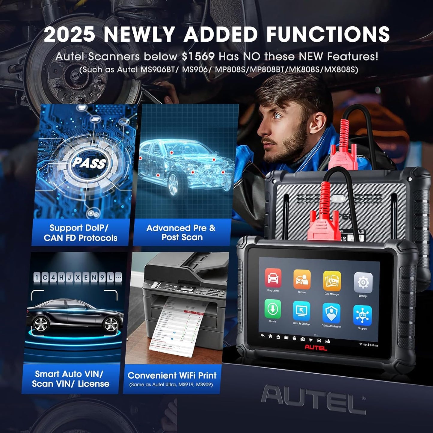 Autel MaxiCheck MX900 2025 Bidirectional Diagnostic Scan Tool