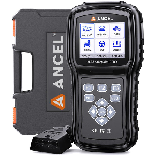 ANCEL AD610 Pro OBD2 Scanner with ABS SRS Diagnosis & Auto Bleed