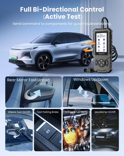 MUCAR CDE900S GM Bi-Directional OBD2 Scanner with 40+ Reset Services