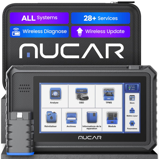 MUCAR VO6 OBD2 Scanner with 28 Reset Services & Wireless Updates