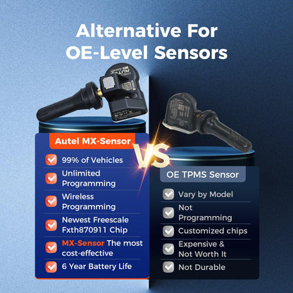 Autel MX-Sensor 2-in-1 TPMS (315MHz+433MHz) Programmable