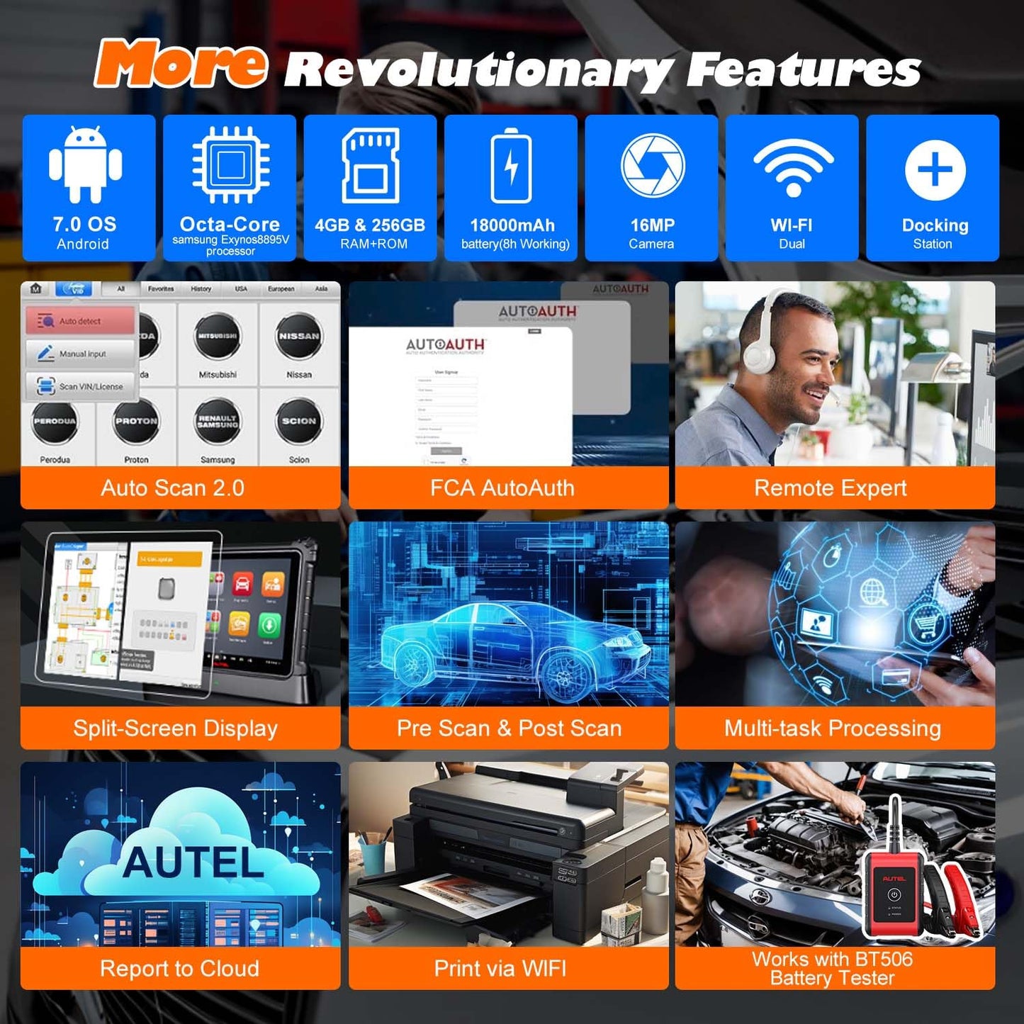 Autel MaxiSys Ultra 2025 Diagnostic Scanner with MV108 & 5-in-1 VCMI