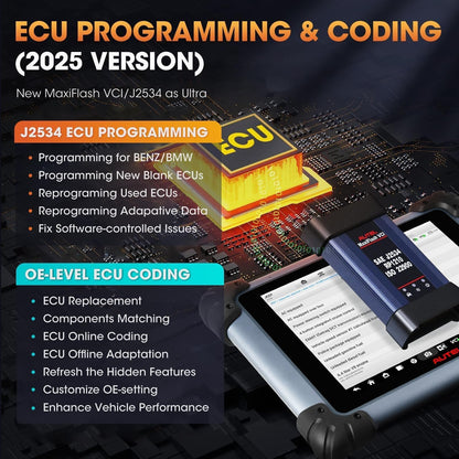Autel MaxiSys Elite II Pro 2025 Scanner with 2-Year Update
