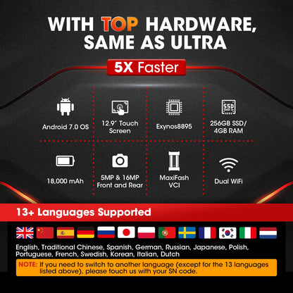 Autel MaxiCOM Ultra Lite Scanner – 2025 ECU Programming Tool