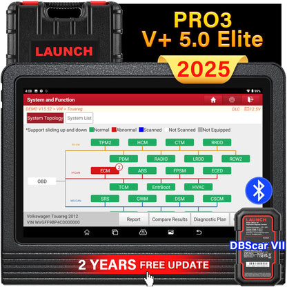 LAUNCH X431 PRO3 V+ 5.0 Elite 2025 Bidirectional Truck & Car Scanner