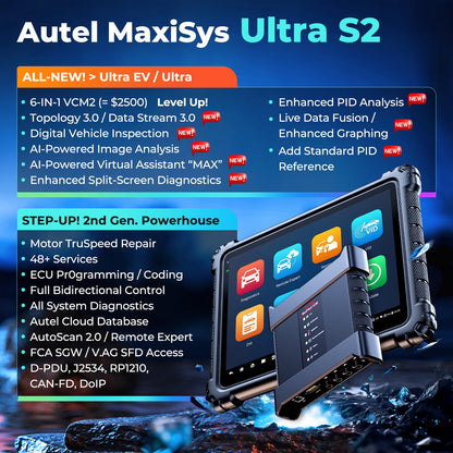 Autel MaxiSys Ultra S2 2025 – AI Car Diagnostic & ECU Programming Tool