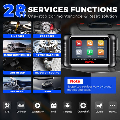 Autel MaxiCOM MK808Z Pro Scanner | Bi-Directional OBD2 Tool with 28+ Services