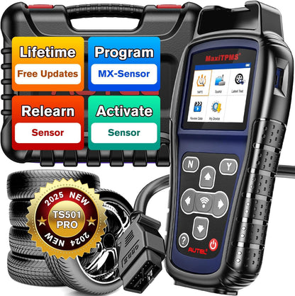 Autel MaxiTPMS TS501 PRO TPMS Tool – Program & Relearn MX-Sensors