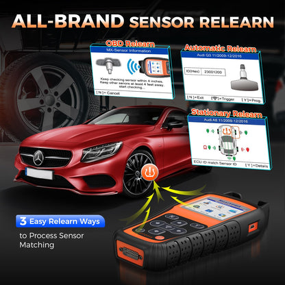 OTOFIX TireGO 808 TPMS Programmer & Diagnostic Tool with Lifetime Updates