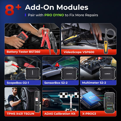 LAUNCH X431 PRO Dyno 2025 Scanner – ECU Coding & 38+ Services