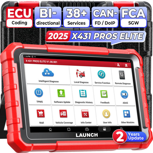 Launch X431 PROS Elite Bidirectional OBD2 Scanner 2025