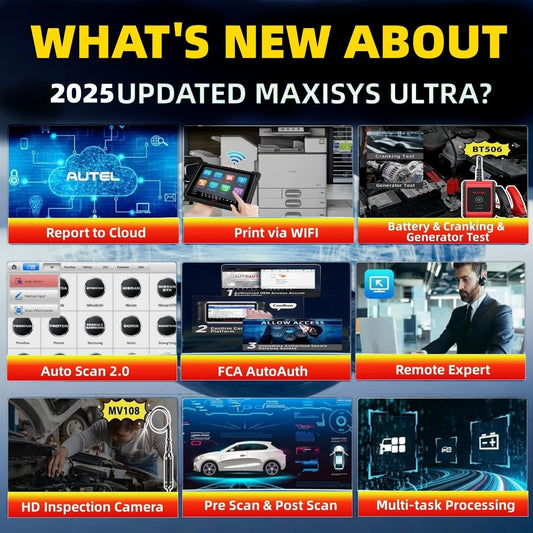 Autel MaxiSys Ultra EV 2025 Scanner with VCMI & EVDiag Kit