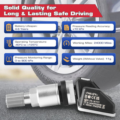 Autel TPMS MX Sensor 2-in-1 Dual Frequency 315/433MHz - Programmable