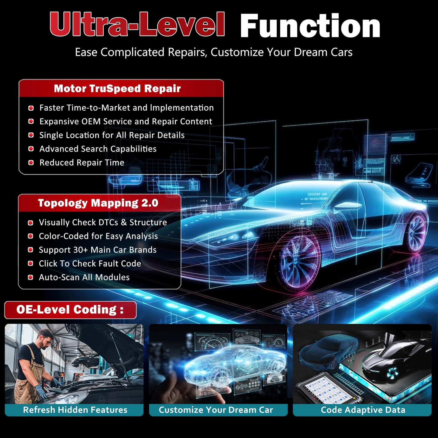 Autel MaxiSys Ultra ADAS 2025 Scanner with ECU Coding & Calibration