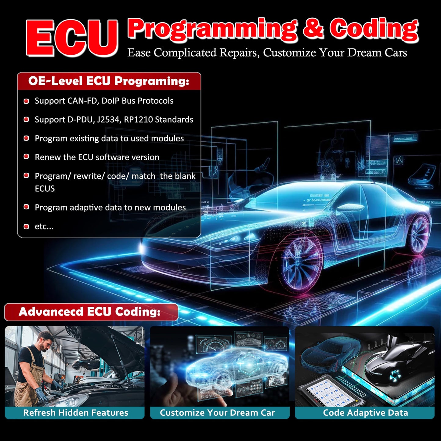 Autel MaxiSYS Ultra EV Scanner 2025 – High Voltage & ECU Coding