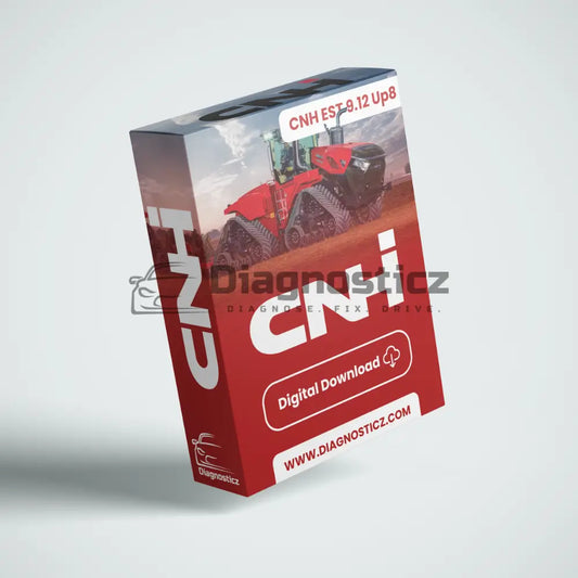 CNH EST 9.12 complete diagnostic software package with installation and activation files for Case IH and New Holland equipment