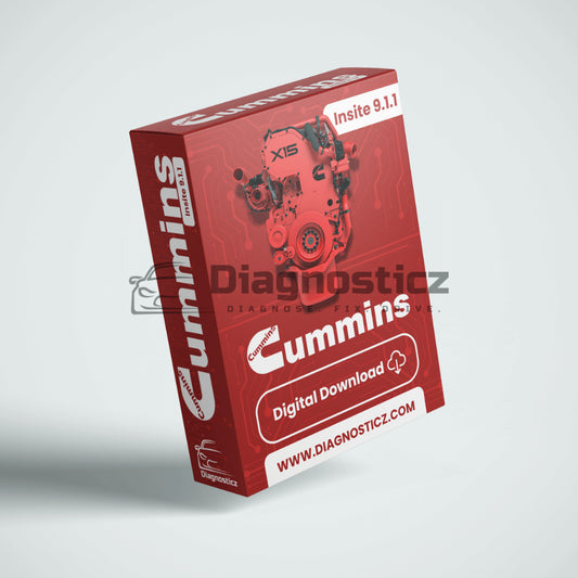 INSITE 9.1.1 installation files and PDF support guide for Cummins diagnostics