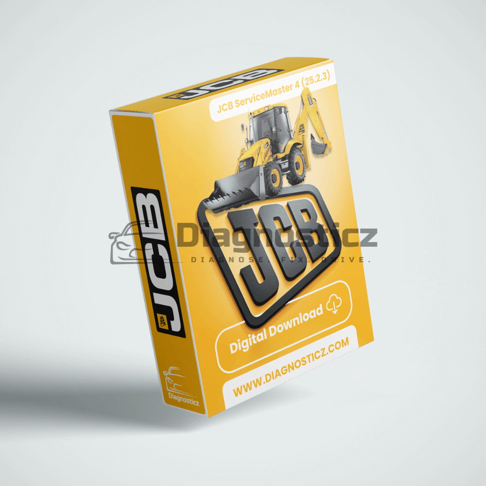 JCB ServiceMaster 4 v25.2.3 software diagnostic package 03.2025 version for Windows
