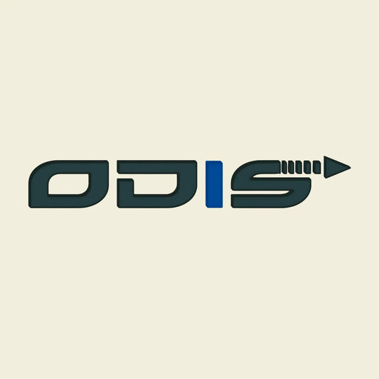 ODIS logo on a beige background