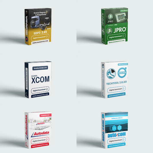 6-in-1 Truck Diagnostics Software Bundle | BIG Deal – Save Up to 60%