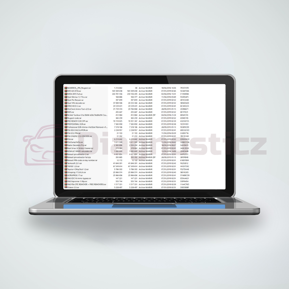 200 ECU Tuning Software Pack | EGR, DPF, Adblue Remover, Chip Tuning & Diagnostic Tools