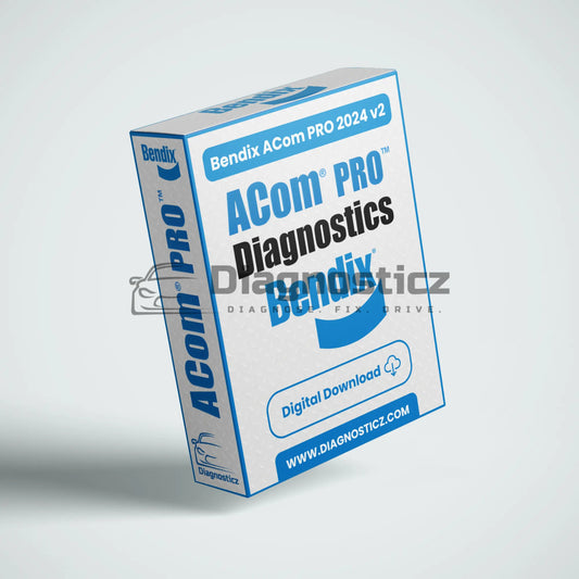 Bendix ACom 2024 v2 full diagnostic software package for ABS, stability control, and brake system troubleshooting.