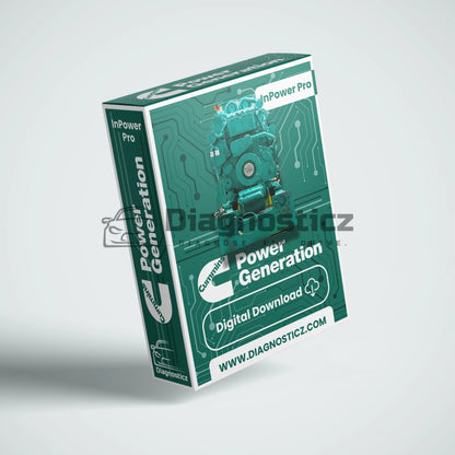 Cummins InPower Pro full diagnostic software package for generator controllers, power systems configuration, and parameter adjustments.